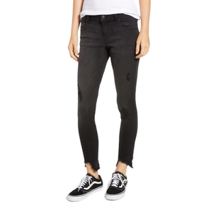 1822 Denim Ankle Skinny W/ Sharkbite Hem‎